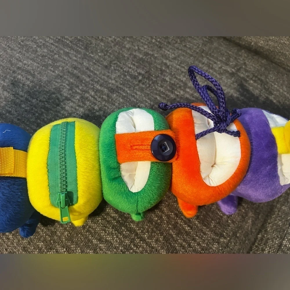 Discovery Toys 21” Caterpillar Dress-A-Pillar Plush Learning Toy 2000